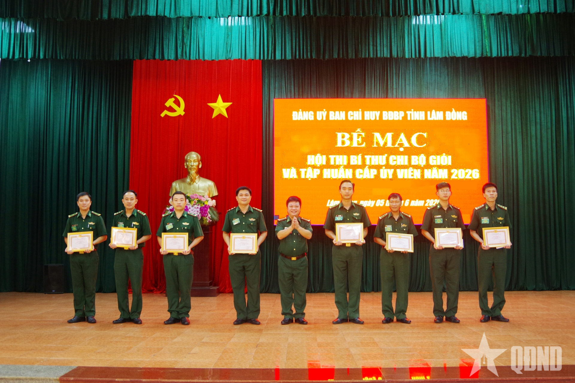Bộ đội Biên phòng tỉnh Lâm Đồng tổ chức thành công Hội thi Bí thư đảng ủy, chi bộ giỏi